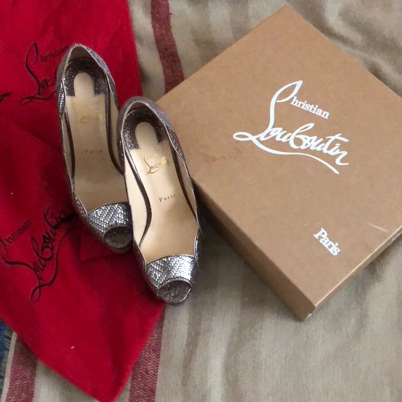 Christian Louboutin Silver/Gold Torsatoe 1… - Picture 2 of 6